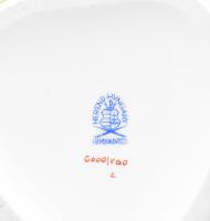 Herendi Viktória mintás bonbonier. Kézzel festett, jelzett, hibátlan, 13x12x11,5 cm