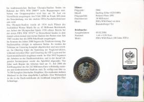 Németország 2004. "FIFA Labdarúgó Világbajnokság Németország 2006 / Berlin" Ag emlékérem é...