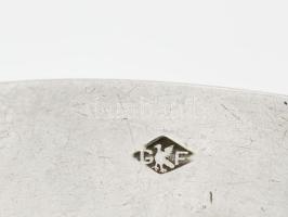 Ezüst (Ag) szalvétagyűrű, Madame felirattal, jelzett, d: 5 cm, 27,5 g