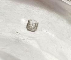 Minerva, jelzett fűszeres tálka. Ezüst (Ag) 3,5x75 cm, 57 g