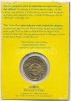 Franciaország 2002. 1/4E Cu-Al-Ni karton díszlapon T:UNC
France 2002. 1/4 Euro Cu-Al-Ni on cardboar...