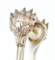 Cukorcsipesz Ezüst (Ag), jelzett, Puiforcat. 11,5 cm 49,1 g