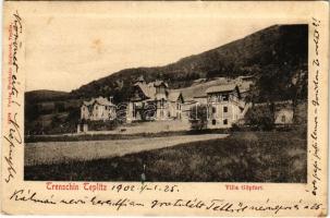 1902 Trencsénteplic, Trencianske Teplice; Villa Göpfert. Wertheim Zsigmond (Rb)