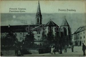 Pozsony, Pressburg, Bratislava; Ferenciek temploma / Franziskaner-Kloster / Franciscan church (EK)
