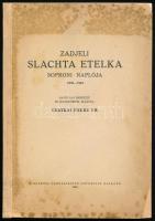 Csatka Endre: Zadjeli Slachta Etelka soproni naplója 1838-182. Sajtó alá rendezte és jegyzetekkel ellátta: - - Dr. Sopron, 1943., Soproni Városszépítő Egyesület, 155 p. Kiadói papírkötés, javított gerinccel, foltos borítóval.