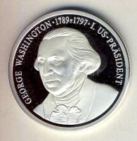 Németország DN "USA-elnökök - George Washington" Ag 15g emlékérem T:PP