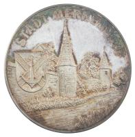 Németország DN Merkendorf városa jelzett Ag emlékérem tokban (20g/0.986/35mm) T:AU (PP) patina Germany ND City of Merkendorf hallmarked Ag commemorative medallion in case (20g/0.986/35mm) T:AU (PP) patina