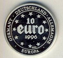 Németország 1996. 10€ Ag "I. Nagy Károly" Ag 8,5g T:PP