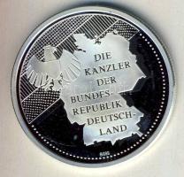 Németország DN "Német szövetségi kancellárok - Kurt Georg Kiesinger" Ag 20g emlékérem T:PP