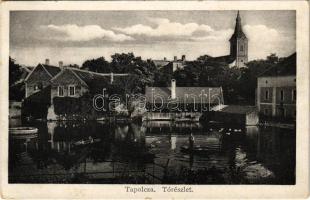 1923 Tapolca, tó, templom. Löwy B. kiadása