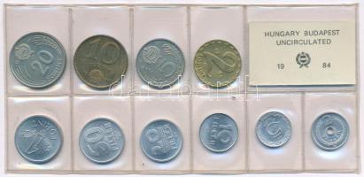 1984. 2f-20Ft (10xklf) érmés forgalmi sor fóliatokban T:UNC Adamo FO17