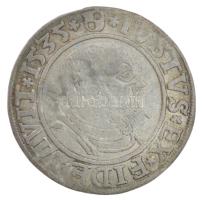 Német államok / Porosz Hercegség 1533. 1gr Ag "Brandenburgi Albert" (1,86g) T:VF German states / Duchy of Prussia 1533. 1 Groschen Ag "Albrecht von Brandenburg" (1,86g) C:VF