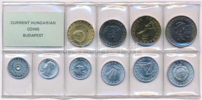 1987. 2f-20Ft (10xklf) érmés forgalmi sor fóliatokban T:UNC Adamo FO20