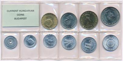 1989. 2f-20Ft (10xklf) érmés forgalmi sor fóliatokban T:UNC Adamo FO22