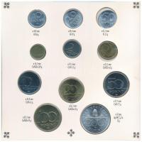 1993. 10f-200Ft (11xklf) forgalmi sor, benne 200Ft Ag "MNB", "Magyarország pénzérméi&...