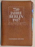 Német Demokratikus Köztársaság 1987A 5M Ni-sárgaréz "Berlin 750 éves - Nikolaiviertel" + 1...