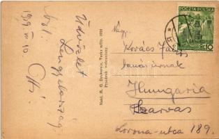 1939 Syanky, Sianky, Sianki; Karpaty pow. Turka n/Str. woj. Iwowskie, Pensionat Szczawinka / hotel i...