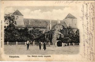 1905 Várpalota, vár Mátyás király idejéből. Filszeker M. kiadása (EK)