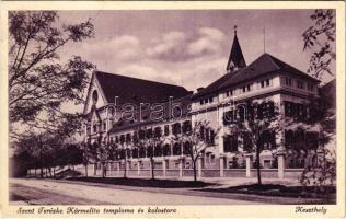 1937 Keszthely, Szent Terézke Kármelita temploma és kolostora. Keszthelyi Kármel kiadása