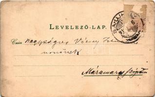 1899 (Vorläufer) Sátoraljaújhely, M. kir. államvasutak (MÁV) gyártelepe, dohánygyár, városháza. Lövy...