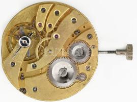 Chronometre Anker zsebóra szerkezet és számlap. Réz, szép állapotban d: 42 mm