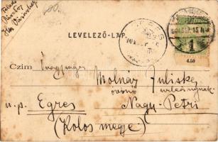 1904 Hódmezővásárhely, Református új templom. Grossmann Benedek utóda kiadása (r)