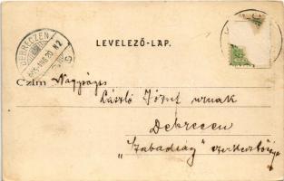 1905 Káloz (Székesfehérvár), Református templom, Községháza. A keresztény szövetkezet kiadása (Rb)