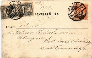 1903 Makó, Újvárosi református templom. Kovács Antal kiadása (r)