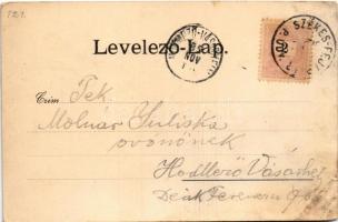 1899 (Vorläufer) Székesfehérvár, látkép keletről. Klökner Péter kiadása (EM)