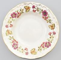 Zsolnay pillangó mintás nyolc! személyes étkészlet, kiegészítőkkel. Kézzel festett, jelzett, hibátla...