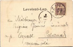 1901 Tata, Tata-Tóváros; Nagytemplom, Kossuth tér. Engländer és Társa kiadása (EM)