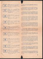 1937 Meinl Gyula Rt. Háztartásgazdasági Tanácsadója, étrend 1937. február hónapra, receptekkel, a la...