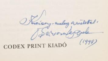 Obersovszky Gyula: Prelűd halál után I-IV. köt. DEDIKÁLT! Bp., 1995-1998-2000, Szabad Tér - Codex Pr...