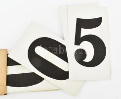 Templomi énekszám-mutató, papír kártyák 18x13 méretben