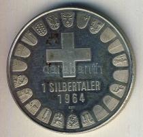 Svájc 1964. 1Silbertaler "Zürich" Ag T:2/3