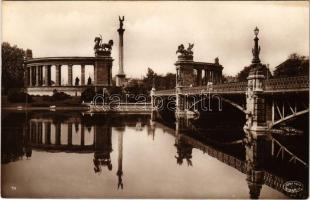 Budapest XIV. Városliget, Millenniumi emlékmű (Hősök tere). Csiky Foto