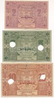 Montenegró 1912. 2P + 5P lyukasztással érvénytelenítve + 10P lyukasztással érvénytelenítve T:F,VG
M...