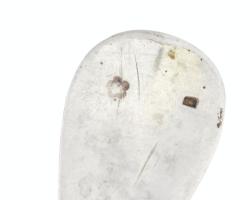 Ezüst(Ag) teáskanál, jelzett, h: 14,5 cm, 128,1 g