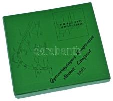 1991. "Gyermekgyógyász Kongresszus Miskolc Lillafüred 1991" egyoldalas, öntött bronz plake...