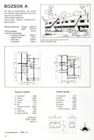 Vegyes családi házakkal kapcsolatos tervgyűjtemény, 10 db: 

Pestmegyei ajánlott családiház tervek...