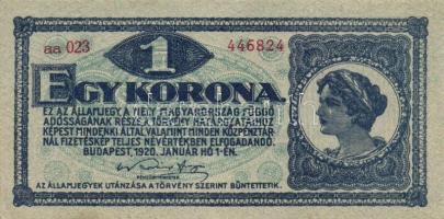 1920. 1K (2x) egymásutáni sorszámokkal T:I,I-