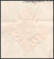 1907 Bp., M. Kir. Államvasutak kinevezési okirat Günther Árpád MÁV hivatalnok részére, felzetes szár...