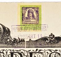 1925 Bp., M. Kir. József Műegyetem által kiállított gépészmérnöki diploma, torboszlói Bereczky Sándo...