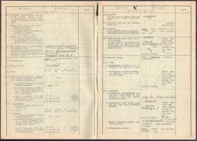 1928 Bp., a Budapesti Mérnöki Kamara határozata torboszlói Bereczky Roland gépészmérnök a Mérnökök N...