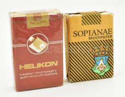 2 csomag retro Sophiane és Helikon cigaretta bontatlan csomagolással, jó állapotban