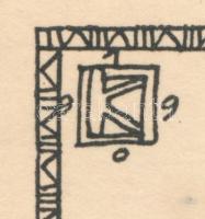 Kozma Lajos (1884-1948): Születés. Cinkográfia, papír, jelzett a cinkográfián, paszpartuban, 19,5×16...