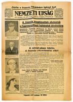 1940 Az Új Magyarország VII. évfolyamának 139. száma + 1940 A Nemzeti Újság XXII. évfolyamának 138. ...
