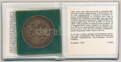 Bognár György (1944-) 1990. "MÉE - Ferencvárosi Torna Club FTC I. - 1899-1909" kétoldalas ...