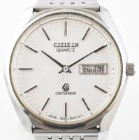 Citizen quartz férfi karóra dátum funkcióval. Elem nélkül, fém szíjjal.d: 38 mm