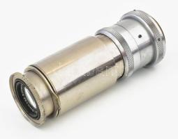 Carl Zeiss Jena Tessar 1:6,3. 150mm objektív teleobjektívnek szerelve. 13 cm Bőr tokkal